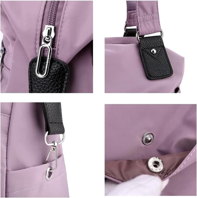 Detalle de XUEREY Multi Pocket Tote Bag (Large Capacity) with Top Handle for School, Work & Travel