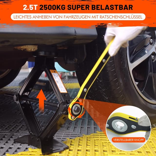 Detalle 1 de IMAYCC Cric voiture 2,5T 2500 kg