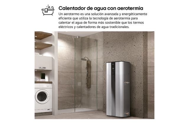 Detalle 2 de LG WH27S 270ℓ Aerotermo Aqua Therma R134a