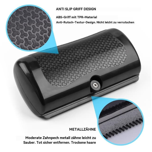Detalle de Hundebürste Fellwunder Entfilzungskamm mit Edelstahlzähnen – Professioneller Entfilzungskamm für Hund, Katze, Pferd & Kaninchen