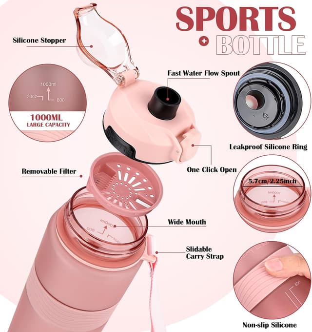 Thumbnail 2 de CodiCile Gourde 1l Rose doré