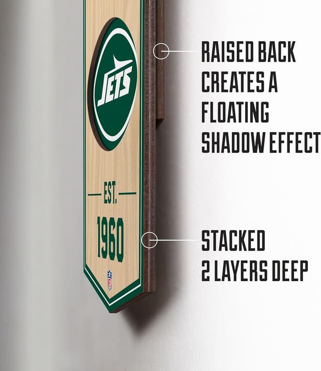 Thumbnail 4 de YouTheFan NFL Stadium 3D Banner 6x19 in. 🏈