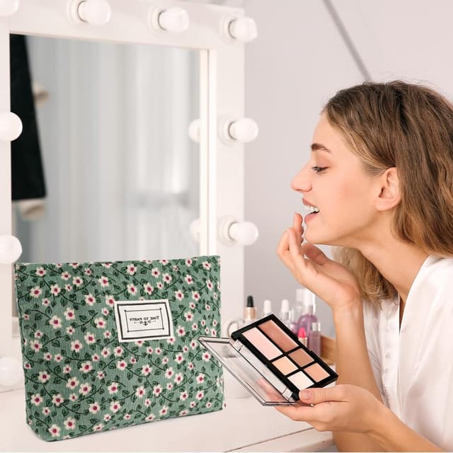 Thumbnail 7 de Aucuu Neceser Maquillaje Floral Mujer 🌺 Bolsas de Viaje Multifuncional