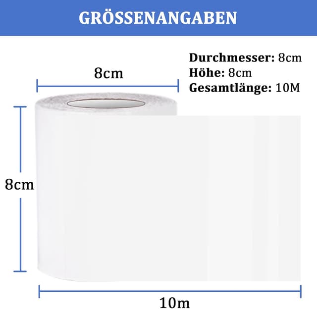 Detalle de HONGTAISHENG TPU Planenband zur Reparatur von Gewebeplanen – 10 m x 8 cm