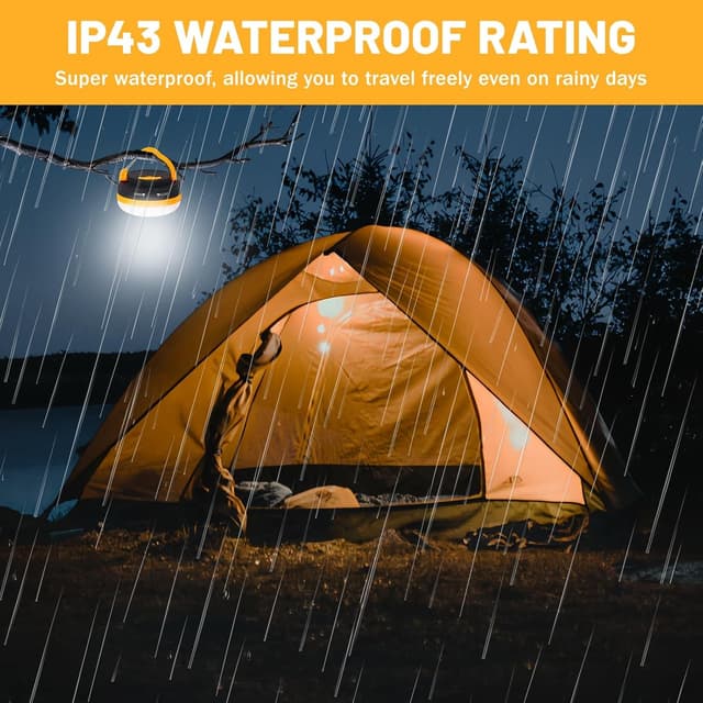 Thumbnail 5 de Camping Lantern 3 Pack Waterproof LED Tent Light ⛺