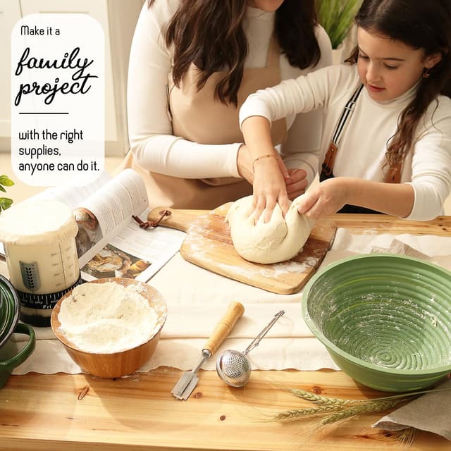 Detalle de CraftZee Sourdough Starter Kit 34 oz