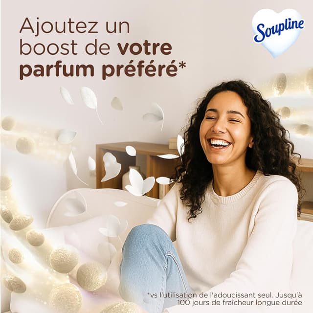 Thumbnail 2 de SOUPLINE Perles de Fraîcheur 230 g — parfum fleurs blanches