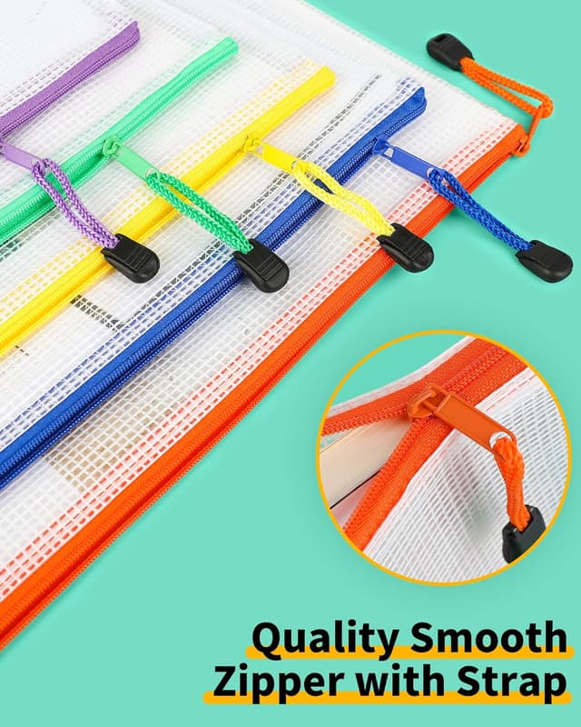 Thumbnail 4 de Smarpau 24PCS Plastic Wallets A4 34x24cm