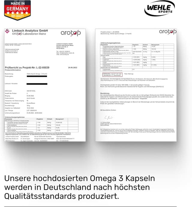 Detalle 1 de Omega 3 Kapseln 2000 mg Fischöl