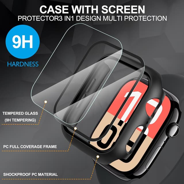 Detalle 2 de Diruite Apple Watch screen protector 44mm