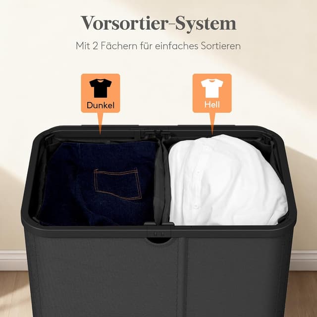 Thumbnail 2 de Lifewit Wäschekorb 145 L mit Deckel