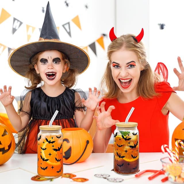 Thumbnail 6 de Halloween Becher 500 ml Trinkglas 🎃