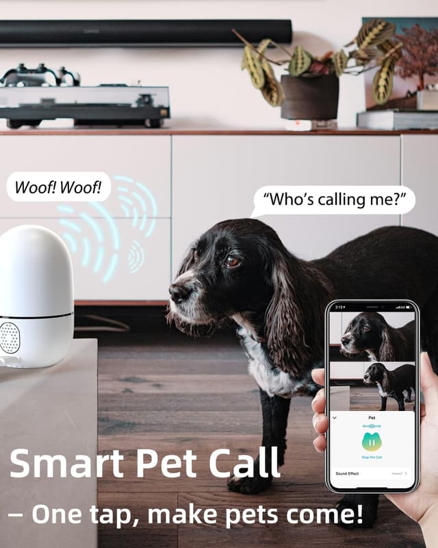 Detalle de VIRTAVO XD1 dual lens indoor security camera