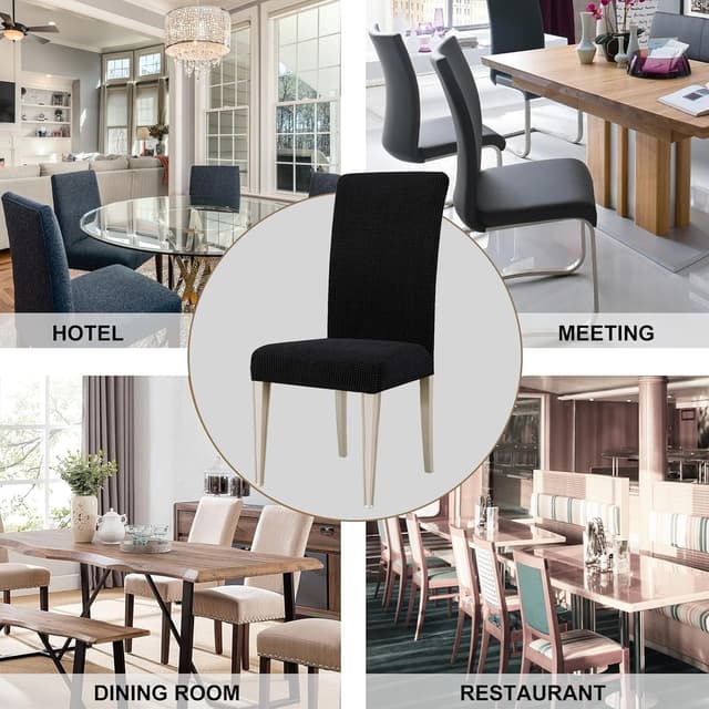 Thumbnail 6 de Ystyle housse de chaise extensible 4 pièces