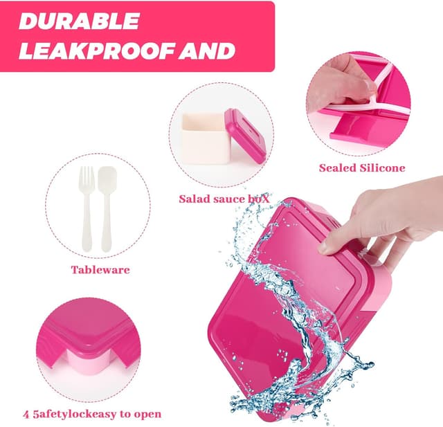 Detalle de Sprifityy Brotdose 1330 ml mit Fächern