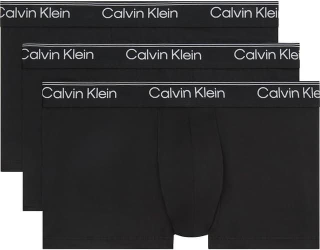 Thumbnail 6 de Calvin Klein Low Rise Trunk 3pk LV00NB4409, boxer a vita bassa da uomo (confezione da 3)