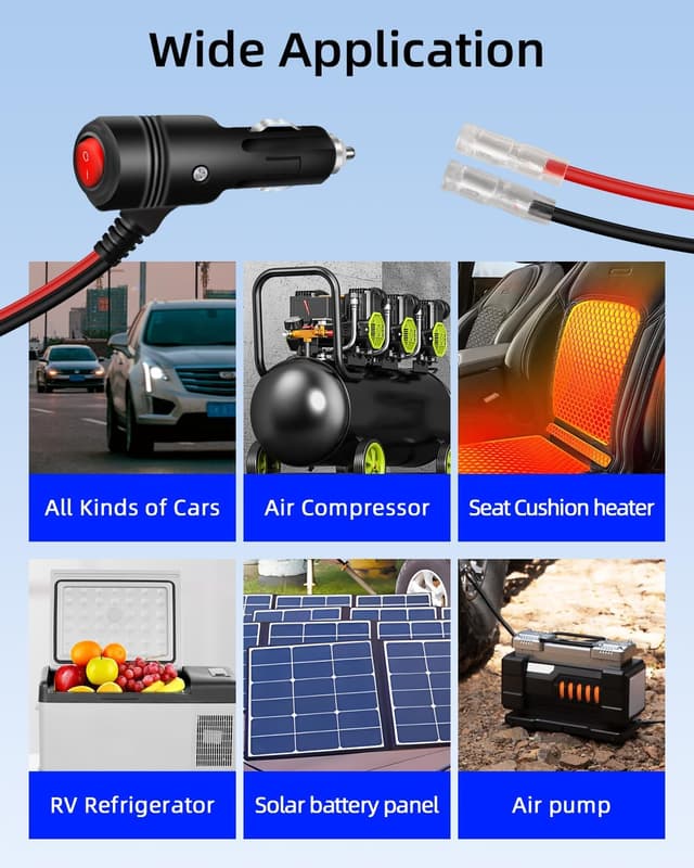 Thumbnail 5 de YANBORONSN 12V Switch Lighter Plug