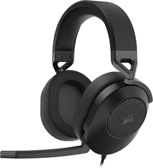 Detalle de Corsair HS65 Surround Gaming-Headset Karbon Schwarz