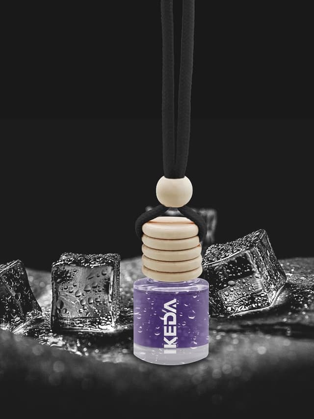 Detalle de ikeda candle Autoduft & Duftbaum für Auto und Innenraum – Hängehänger mit Duft (10 ml) Abenddämmerung