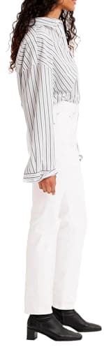 Thumbnail 8 de Levi's 724 High Rise Straight Jeans Mujer 🌼 - Western White