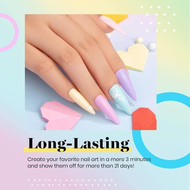 Detalle 2 de beetles UV Gel Nagellack Set 6 Farben