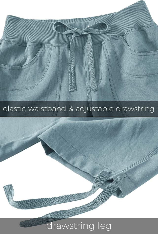 Detalle 2 de MoFiz Women’s Capris with Pockets (Loose Fit Hiking Cargo Pants)