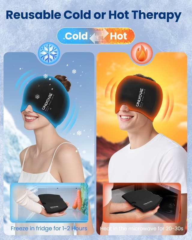 Thumbnail 6 de ONLYCARE Migraine Relief Cap 360° Gel