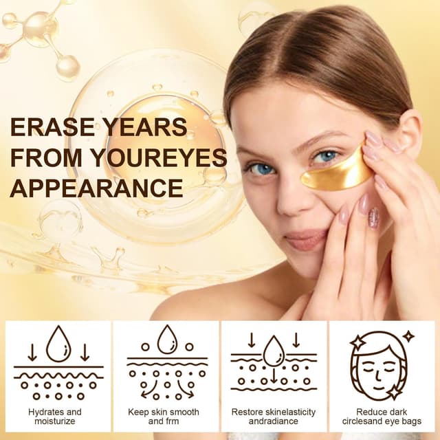 Thumbnail 1 de Patch Occhi Oro 24K 60 pezzi