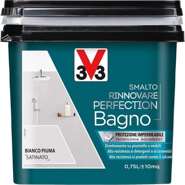 Thumbnail 5 de V33 Smalto Rinnovare Bagno Grigio Tortora 0,75 L