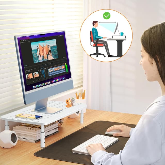 Detalle de Bracwiser Elevador Monitor 370 x 235 mm