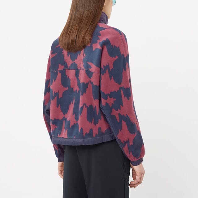 Thumbnail 1 de Salomon Prenda intermedia de media cremallera para mujer CHROMA FLEECE CROP HZ W