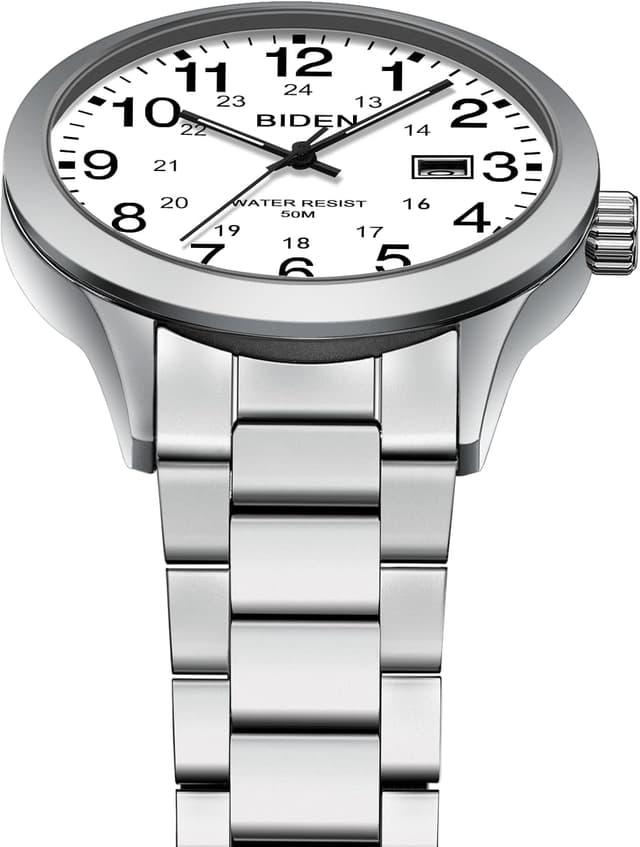 Detalle 2 de LN LENQIN Herren Uhr Edelstahl 40 mm