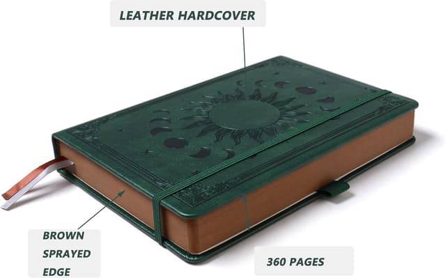 Thumbnail 2 de HwxBen Journal 360 pages DarkGreen