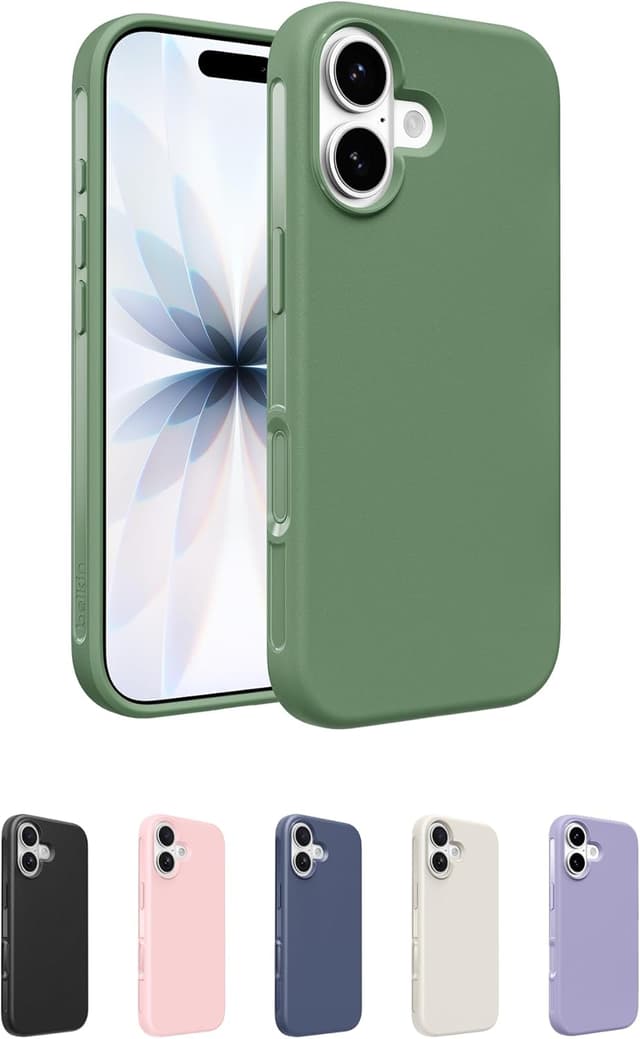 Detalle 2 de Coque Belkin SheerForce Protect pour iPhone 17 : protection fine, compatible MagSafe et anti-rayures