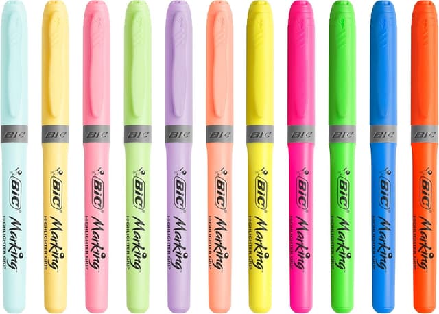 Detalle 2 de BIC Highlighter Grip surligneurs 24 🖊
