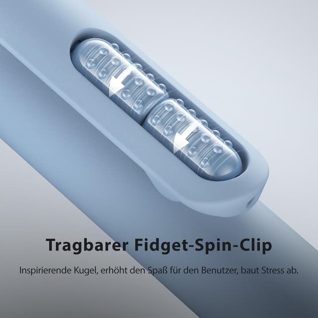 Detalle 2 de JIMMIDDA 8er Gelstifte-Set (0,7 mm) mit schwarzer Tinte für Tagebuch, Notizen & Schule