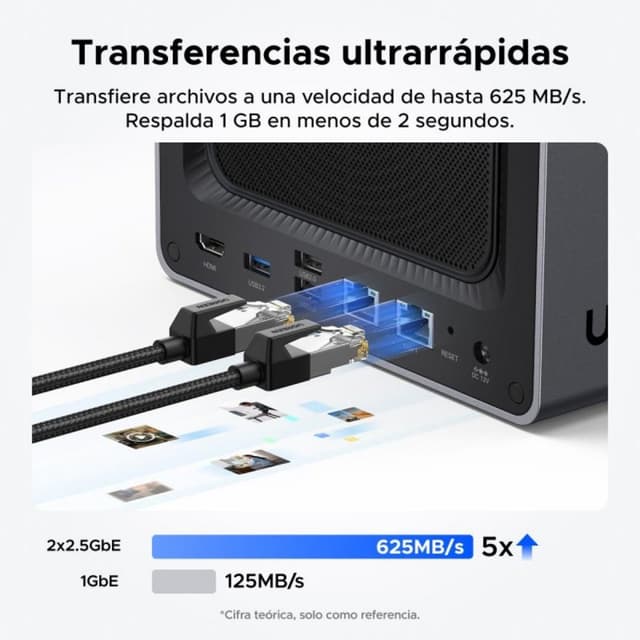 Thumbnail 2 de UGreen 25372B NAS 112 TB IA