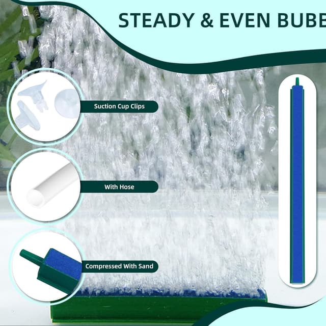 Thumbnail 3 de Uotyle 2pcs Blue Mineral Air Bubbler for Aquarium 🐟