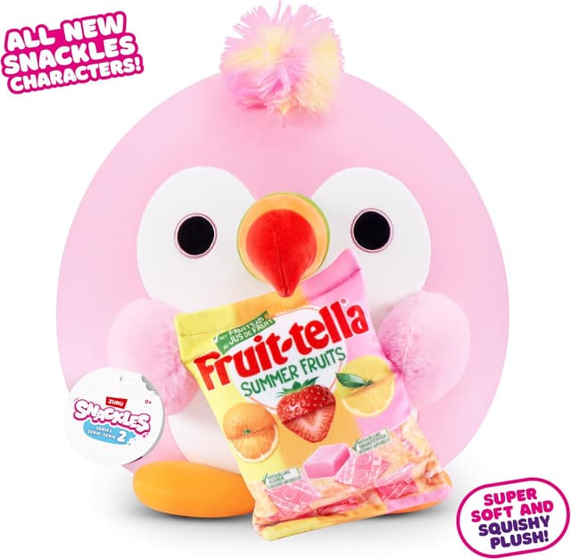 Detalle 2 de Snackles Series 2 Wave 2 Snack Swap Toucan 20 cm plush by ZURU