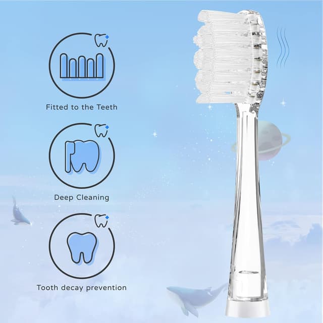 Detalle de Kinder Ersatzbürsten Seago, 5er