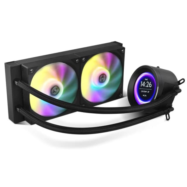 Detalle 2 de Nox Hummer X-240 LCD Kit: refrigeración líquida 240mm negro