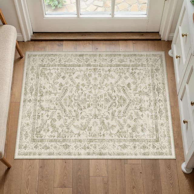 Detalle de PureCozy Vintage Beige Teppichläufer 60x240 cm