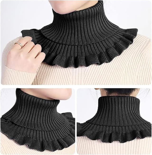 Detalle 2 de Krageneinsatz Schal Damen für Winterwetter