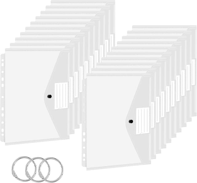 Detalle de TOOELMON Dokumentenmappe A4 20 Stück