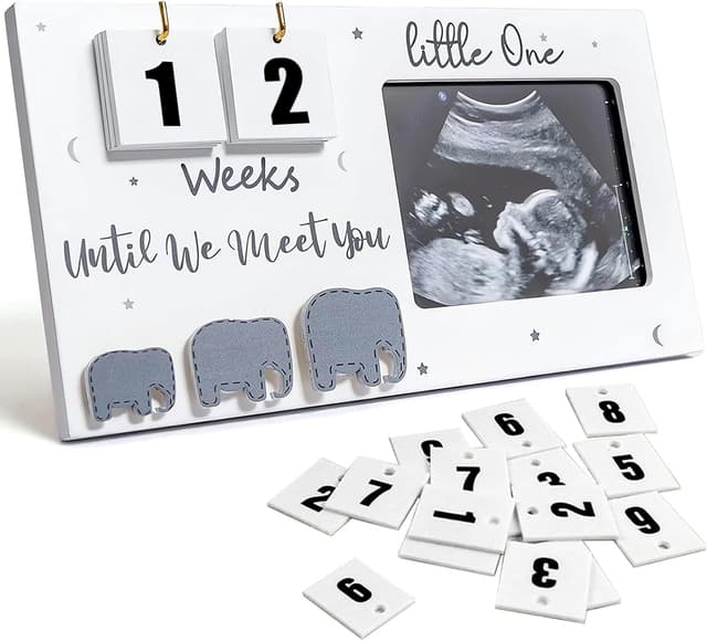 Imagen de Johiux Baby First Scan Photo Frame Countdown Weeks en OfertitasTOP