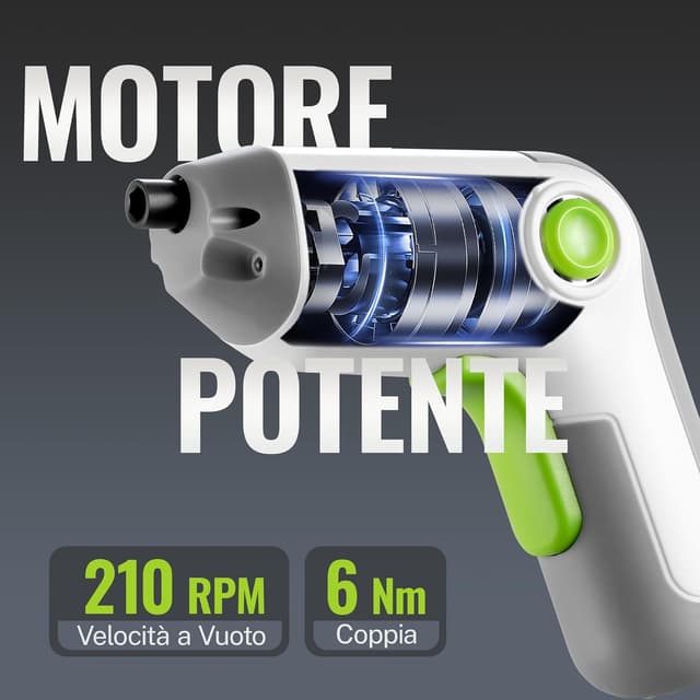 Thumbnail 6 de WORKPRO Avvitatore a batteria 3,6 V