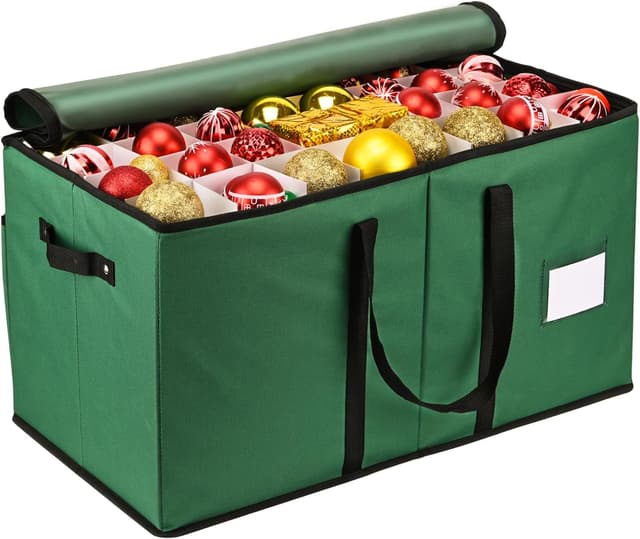 Imagen de Mrrihand Christmas Ornament Storage Box 128 en OfertitasTOP