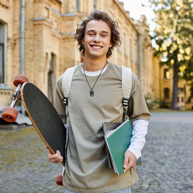 Thumbnail 4 de Halora Deutschland Kette Adler für Herren (Edelstahl) – 60 cm