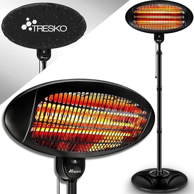 Imagen de TRESKO Infrarot Stand-Heizstrahler 2000W en OfertitasTOP