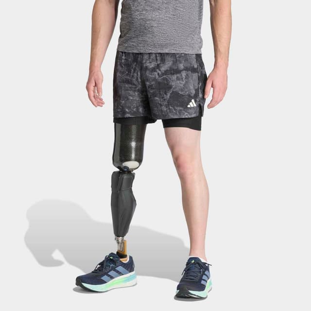 Detalle de Adidas Pantalón corto 2 en 1 Spray Dye